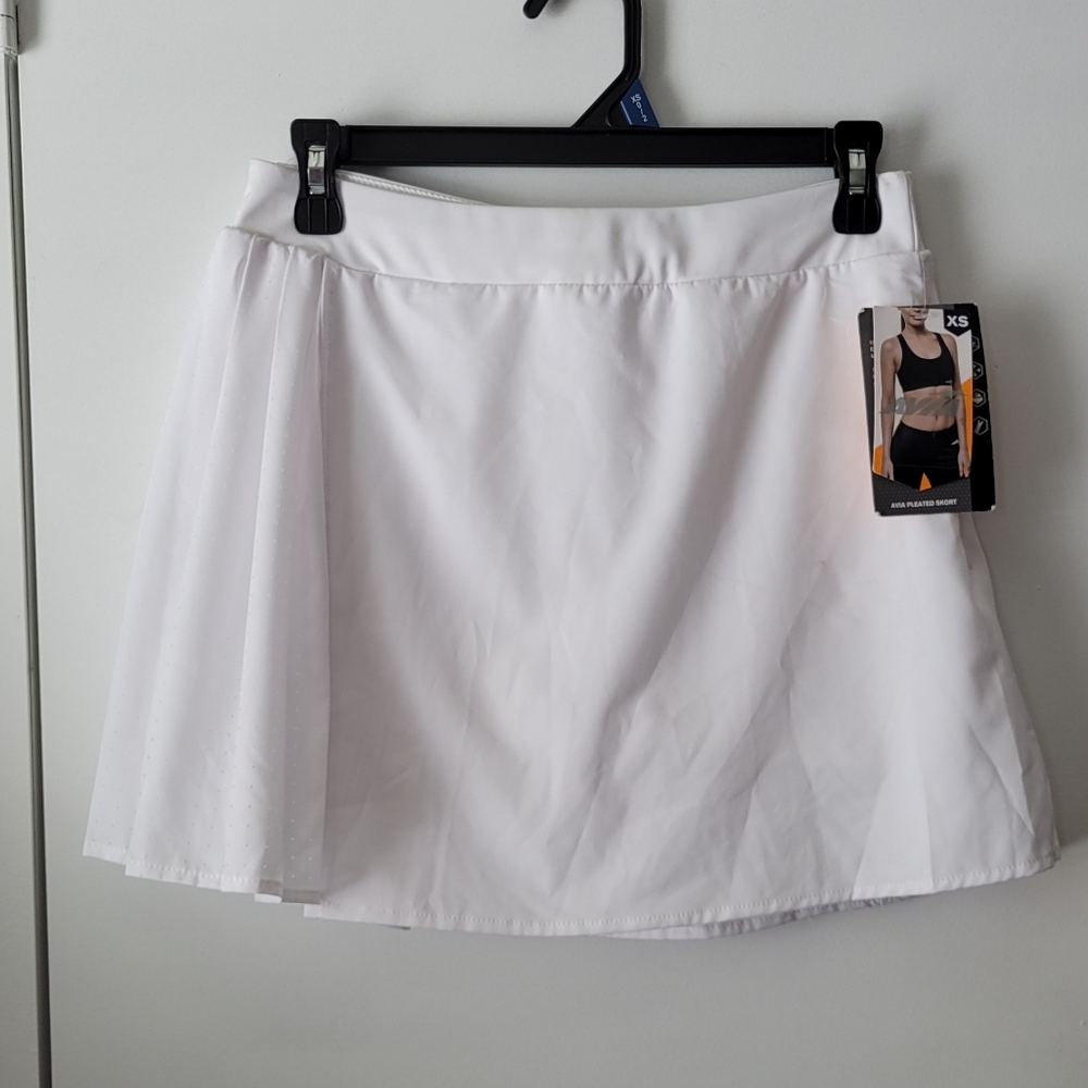 Avia White Athletic Skort Skirt